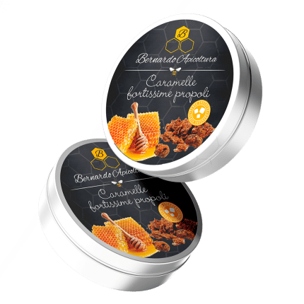 Caramelle fortissime alla propoli senza zucchero per il sollievo della gola