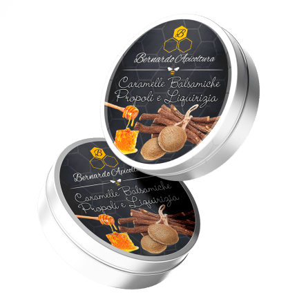 Caramelle balsamiche alla propoli e liquirizia per il benessere della gola