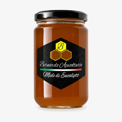 Vasetto di miele di eucalipto calabrese Bernardo Apicoltura