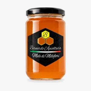 Vasetto di miele millefiori calabrese Bernardo Apicoltura