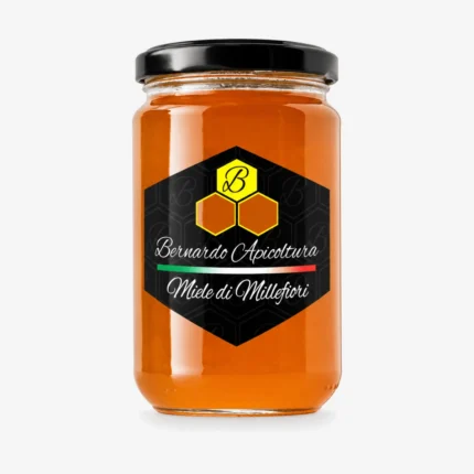 Vasetto di miele millefiori calabrese Bernardo Apicoltura